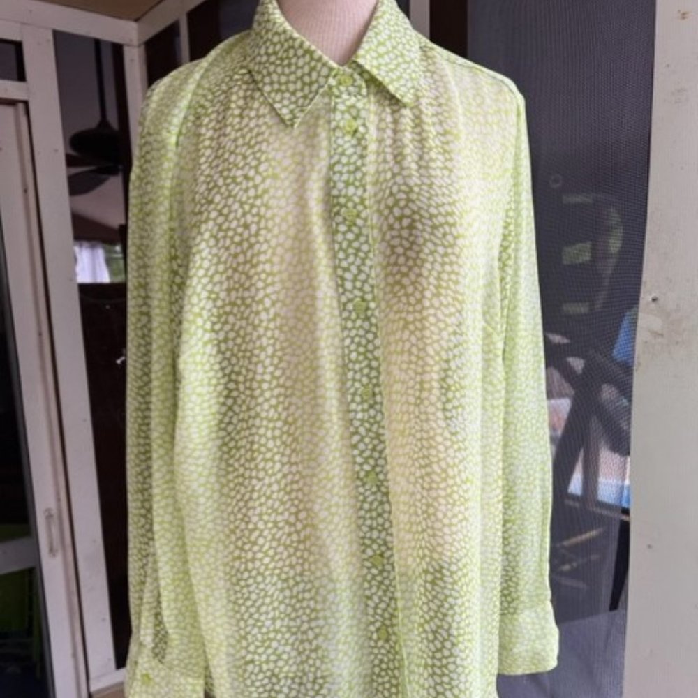 Lane Bryant Sheer Blouse